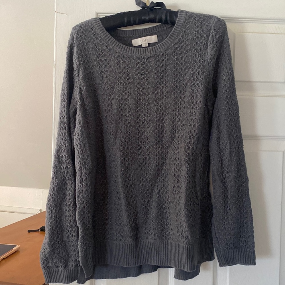 Ann Taylor Large grey sweater